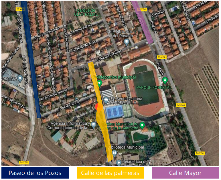 dónde aparcar para alameda trail